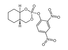 2-(2,4-dinitrophenoxy)-2-oxo-trans-5,6-tetramethylene-1,3,2-dioxaphosphorinane Structure