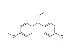 4,4'-dimethoxybenzhydryl ethyl ether Structure