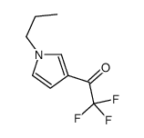 Ethanone, 2,2,2-trifluoro-1-(1-propyl-1H-pyrrol-3-yl)- (9CI) Structure