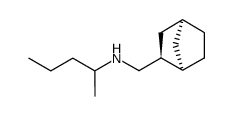 Bicyclo[2.2.1]heptane-2-methanamine, N-(1-methylbutyl)- (9CI) Structure