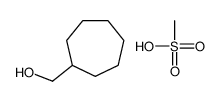 Cycloheptylmethyl methanesulfonate Structure