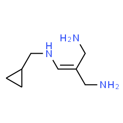 1-Propene-1,3-diamine,2-(aminomethyl)-N-(cyclopropylmethyl)-(9CI) structure