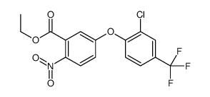 ethyl 5-[2-chloro-4-(trifluoromethyl)phenoxy]-2-nitrobenzoate Structure