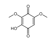 2,6-dimethoxy-3-hydroxy-p-benzoquinone结构式