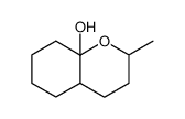 2-methyloctahydro-8aH-chromen-8a-ol Structure