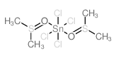 Tin,tetrachlorobis[(sulfinyl-kO)bis[methane]]-,(OC-6-11)- (9CI) structure