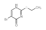 5-bromo-2-ethylsulfanyl-3H-pyrimidin-4-one Structure