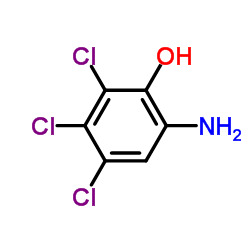 6-Amino-2,3,4-trichlorophenol Structure