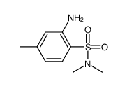 3-amino-N,N-dimethyltoluene-4-sulphonamide Structure