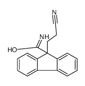 9-(2-cyanoethyl)-9H-fluorene-9-carboxamide structure