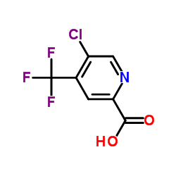 5-Chloro-4-(trifluoromethyl)-2-pyridinecarboxylic acid Structure