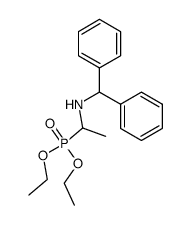 diethyl (1-(benzhydrylamino)ethyl)phosphonate Structure