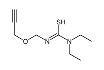 1,1-diethyl-3-(prop-2-ynoxymethyl)thiourea结构式