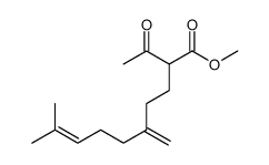 methyl 2-acetyl-9-methyl-5-methylidenedec-8-enoate结构式