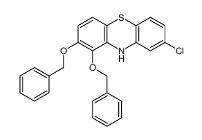 8-chloro-1,2-bis(phenylmethoxy)-10H-phenothiazine Structure