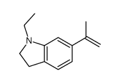 1-ethyl-6-prop-1-en-2-yl-2,3-dihydroindole Structure