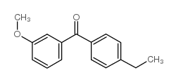 4-ETHYL-3'-METHOXYBENZOPHENONE结构式