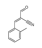 2-formyl-3-(2-methylphenyl)prop-2-enenitrile Structure