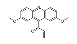 9-ethenylsulfinyl-2,7-dimethoxyacridine Structure