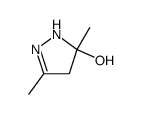 3,5-dimethyl-4,5-dihydro-1H-pyrazol-5-ol Structure