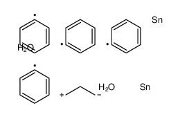 3-(diphenyl-λ3-stannanyl)propyl-diphenyltin,dihydrate Structure