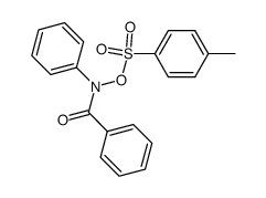 N-Benzoyl-O-p-toluolsulfonyl-N-phenyl-hydroxylamin Structure