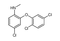 4-chloro-2-(2,5-dichlorophenoxy)-N-methylaniline结构式