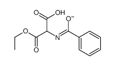 2-benzamido-3-ethoxy-3-oxopropanoate结构式