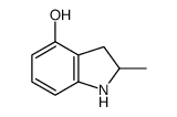 2-methyl-2,3-dihydro-1H-indol-4-ol结构式