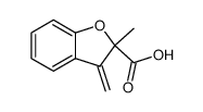 2-methyl-3-methylene-2,3-dihydro-benzofuran-2-carboxylic acid Structure