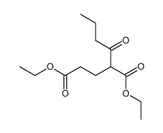 2-(1-oxo-butyl)-glutaric acid diethyl ester Structure