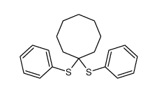 1,1-bis(phenylthio)cyclooctane Structure