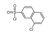 8-Chloro-2-naphthalenesulfonyl chloride Structure