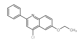 4-Chloro-6-ethoxy-2-phenylquinoline structure