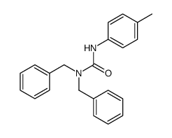 1,1-dibenzyl-3-(4-methylphenyl)urea Structure