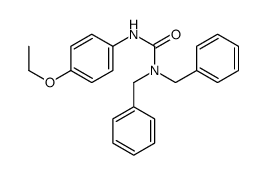 1,1-dibenzyl-3-(4-ethoxyphenyl)urea Structure