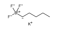 N-PENTYLTRIFLUOROBORATE POTASSIUM SALT Structure