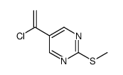 Pyrimidine, 5-(1-chloroethenyl)-2-(methylthio)- (9CI)结构式