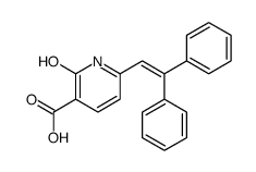 6-(2,2-diphenylethenyl)-2-oxo-1H-pyridine-3-carboxylic acid结构式