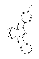 1-(4-bromo-phenyl)-3-phenyl-3a,4,5,6,7,7a-hexahydro-1H-4,7-methano-indazole Structure