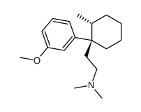 1-<2-(dimethylamino)ethyl>-1-(m-methoxyphenyl)-2-methylcyclohexane结构式