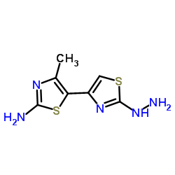 2-HYDRAZINO-4'-METHYL-[4,5']BITHIAZOLYL-2'-YLAMINE结构式