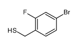 (4-溴-2-氟苯基)甲硫醇结构式