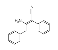 3-amino-2,4-diphenyl-2Z-butenenitrile结构式