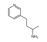 α-methyl-3-pyridinepropanamine Structure