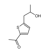 1-[5-(2-hydroxypropyl)thiophen-2-yl]ethanone Structure