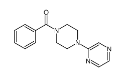 phenyl-(4-pyrazin-2-ylpiperazin-1-yl)methanone结构式