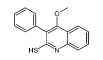 4-methoxy-3-phenyl-1H-quinoline-2-thione Structure