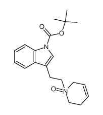 Na-Boc-Nb-tryptophyl-1',2',5',6'-tetrahydropyridine Nb-oxide结构式