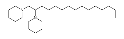 1-(1-piperidin-1-ylpentadecan-2-yl)piperidine结构式